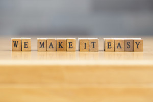 We make it easy. 