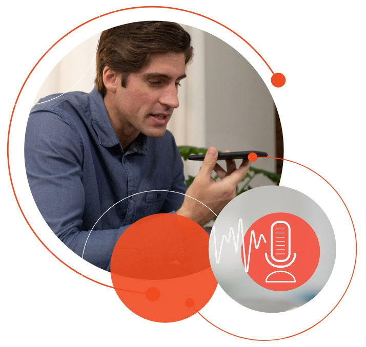 image of a man on the phone