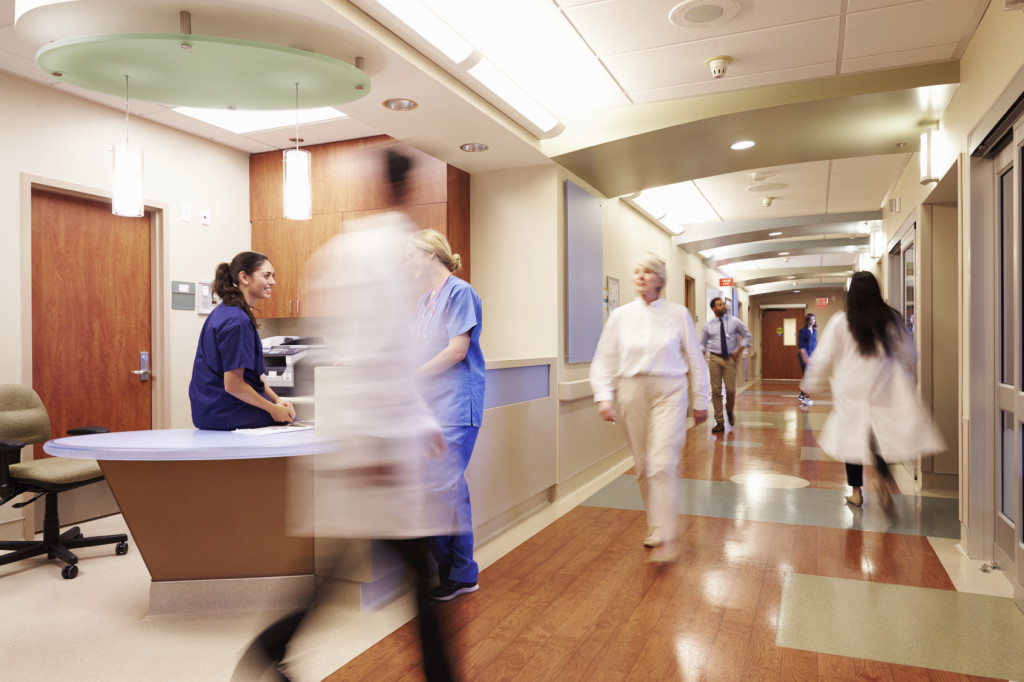 Hospital Staff Rushing Around - Need for Workforce Optimization